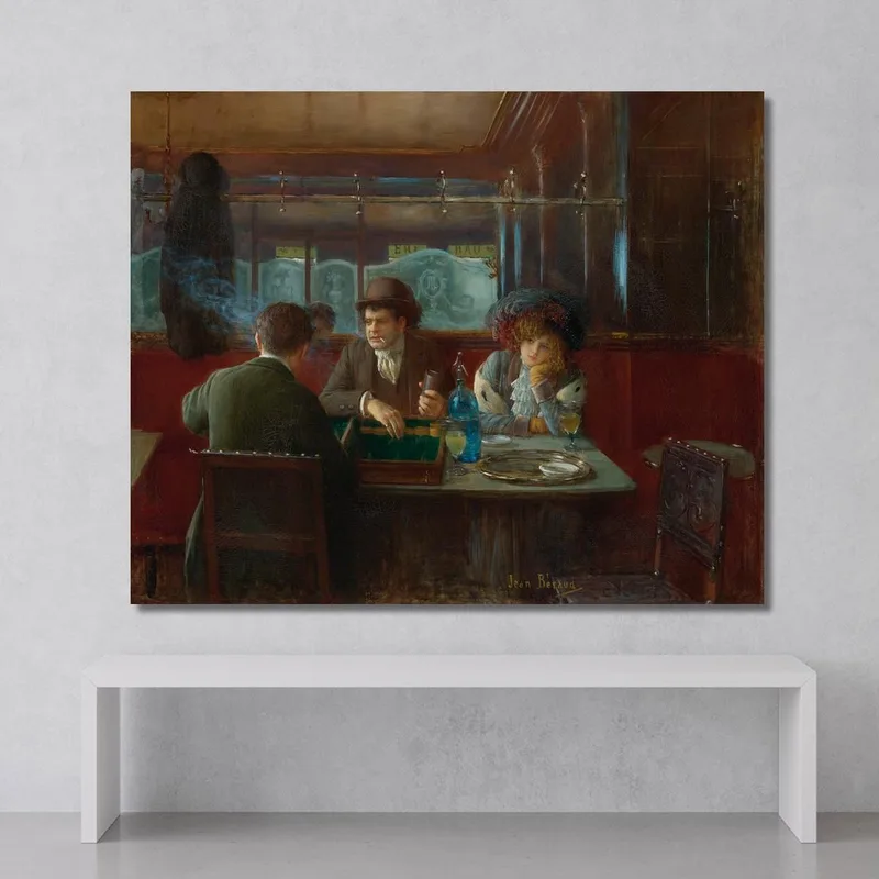 Backgammon Al Bar Jean Béraud