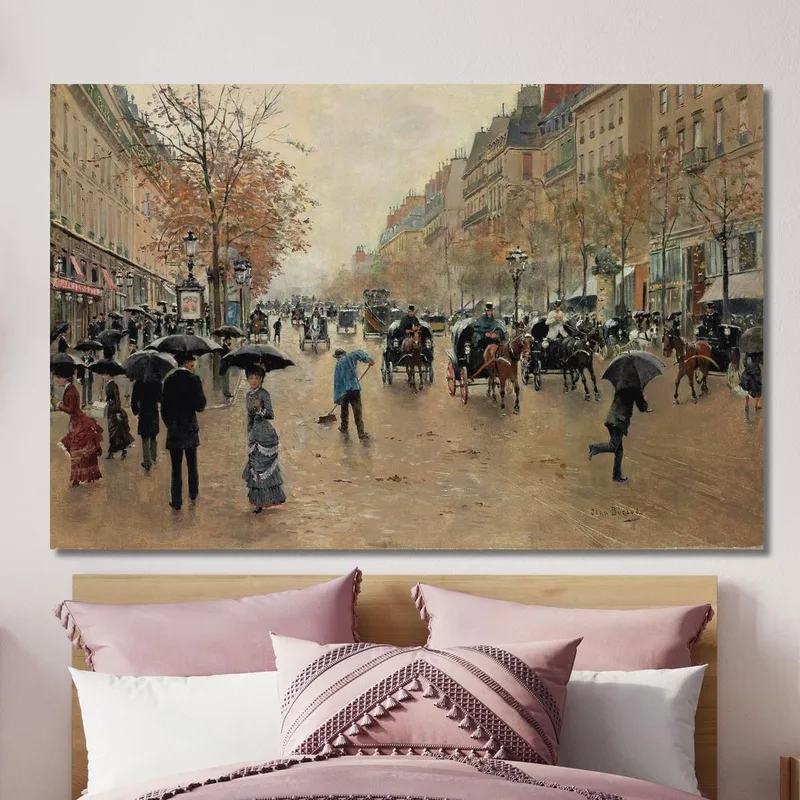 Boulevard Poissonnière In Autunno Jean Béraud