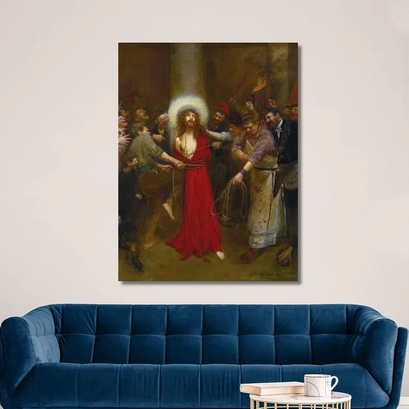 Cristo Legato Alla Colonna Jean Béraud quadro stampa su tela