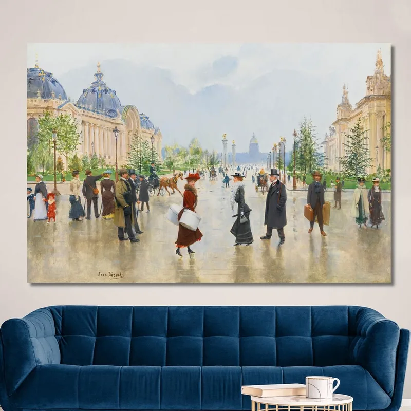 Tra Il Petit E Il Grand Palais Avenue Alexandre-Iii Jean Béraud