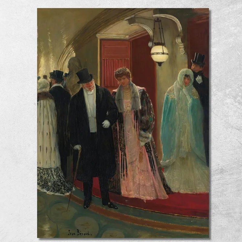 Uscita Dalla Loggia Dell'Opera Jean Béraud quadro stampa su tela