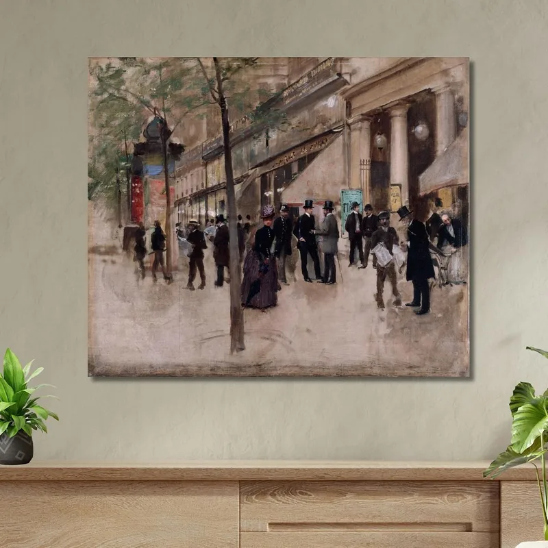 Boulevard Montmartre Vor Dem Théâtre Des Variétés Am Nachmittag Jean Béraud