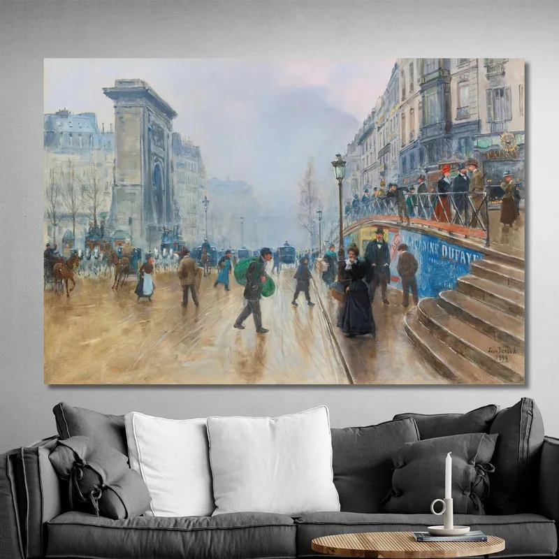 Le Boulevard Saint-Denis À Paris Jean Béraud