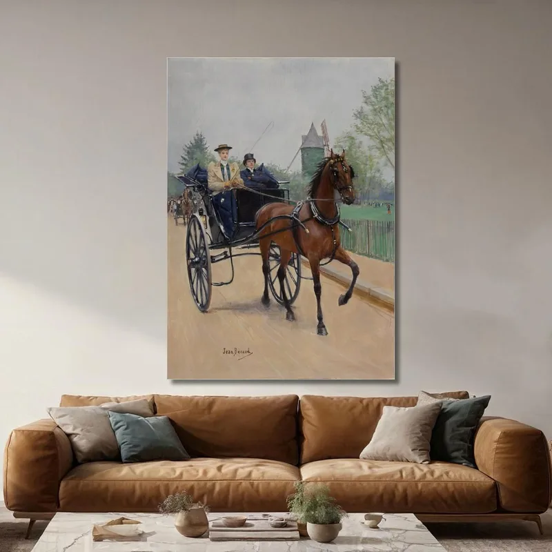 Il Buggy Jean Béraud quadro stampa su tela