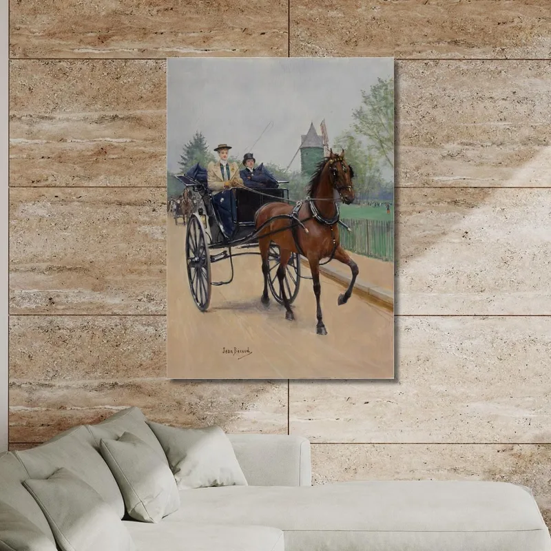 Il Buggy Jean Béraud quadro stampa su tela