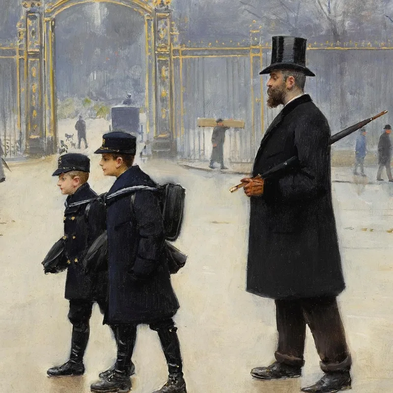 Parco Monceau Jean Béraud quadro stampa su tela