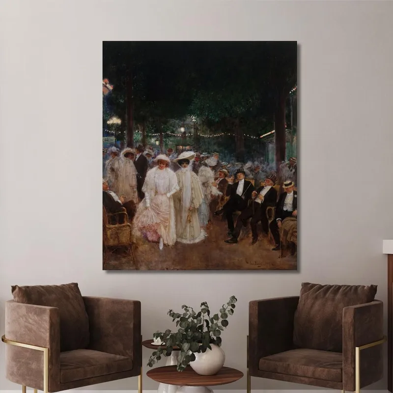 Le Bellezze Della Notte Jean Béraud quadro stampa su tela