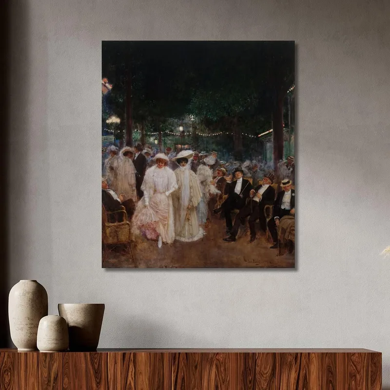 Le Bellezze Della Notte Jean Béraud quadro stampa su tela