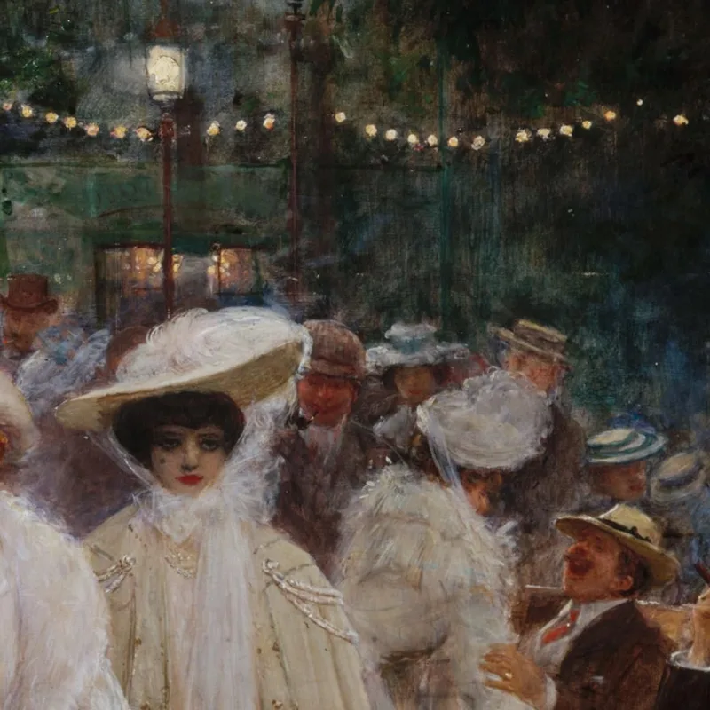 Le Bellezze Della Notte Jean Béraud quadro stampa su tela