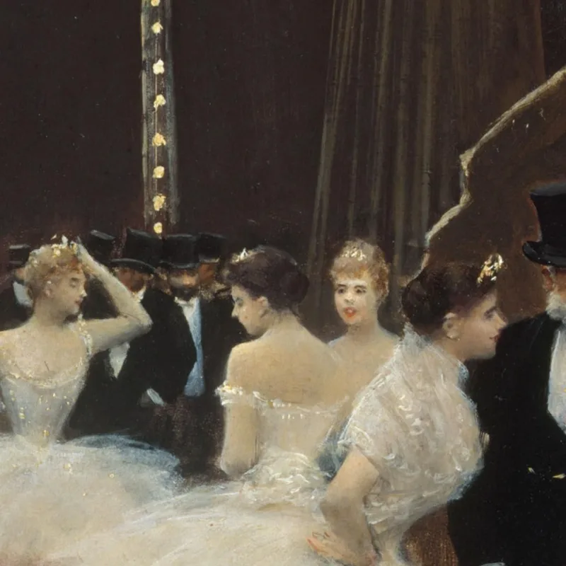 Dietro Le Quinte Dell'Opera Di Parigi Jean Béraud quadro stampa su tela