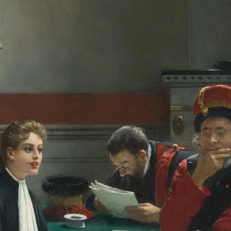 Sala De Exámenes Doctorales El Jurado Doctoral Jean Béraud