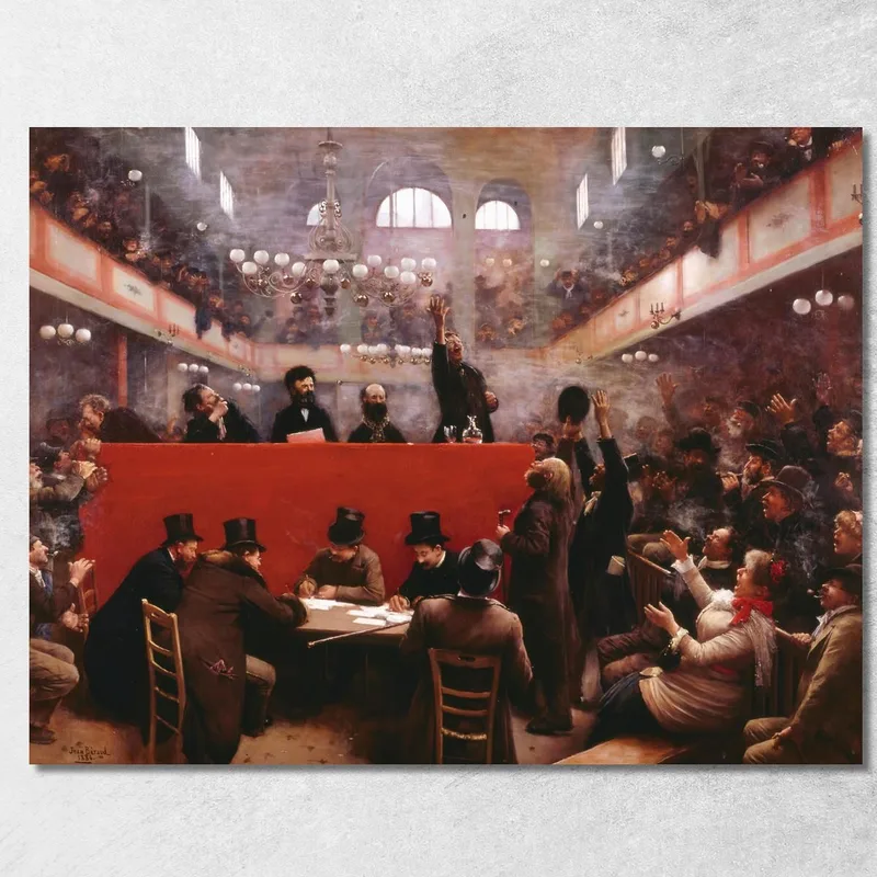 Sala Graffard Jean Béraud quadro stampa su tela