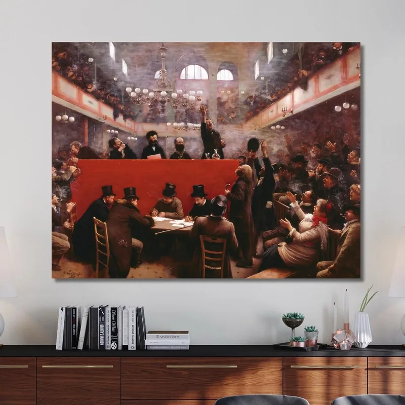 Sala Graffard  Jean Béraud quadro stampa su tela