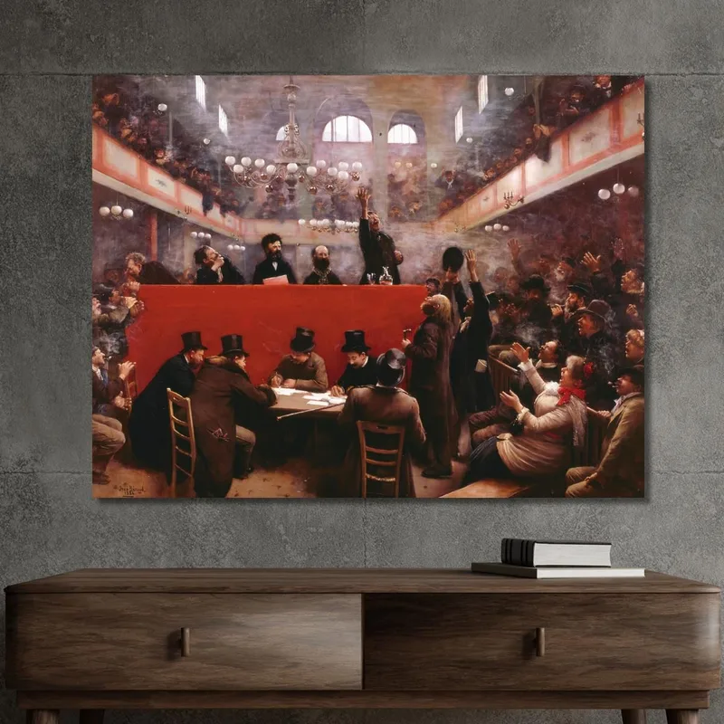 Sala Graffard  Jean Béraud quadro stampa su tela