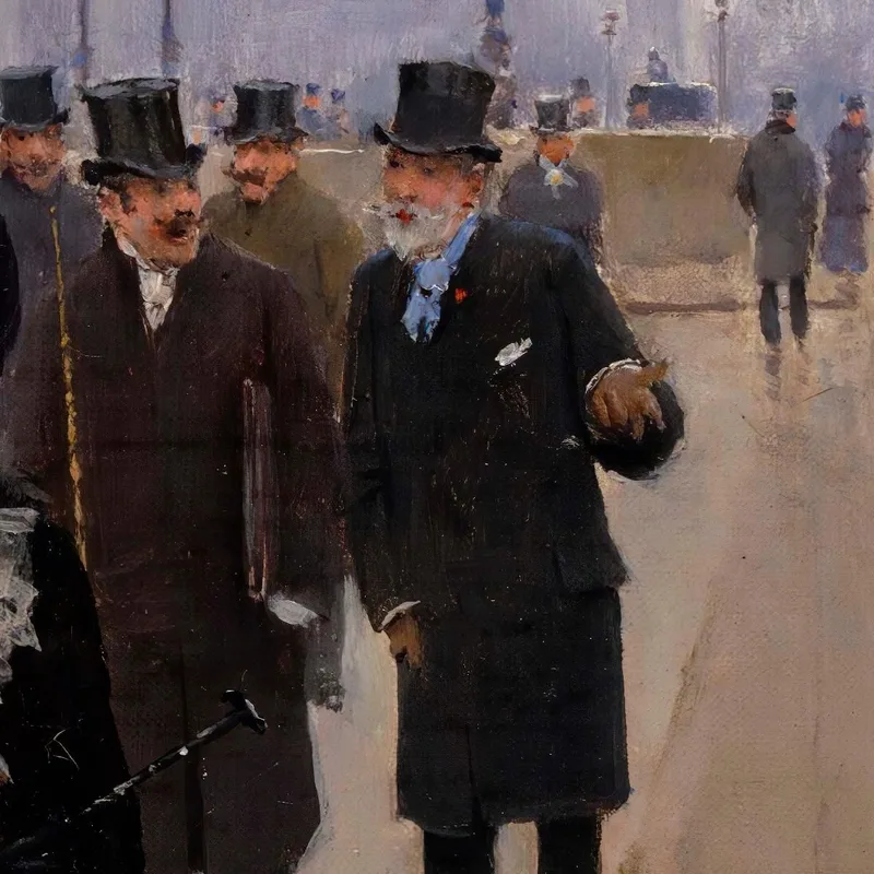 Scena Da Place De La Concorde Jean Béraud