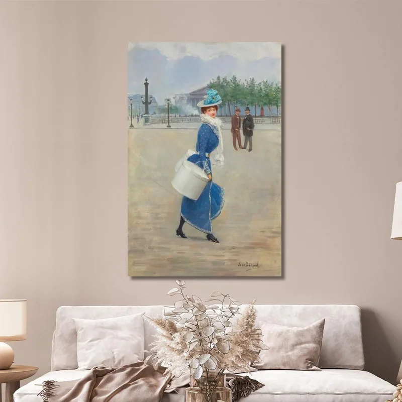 Sur La Place De La Concorde Jean Béraud