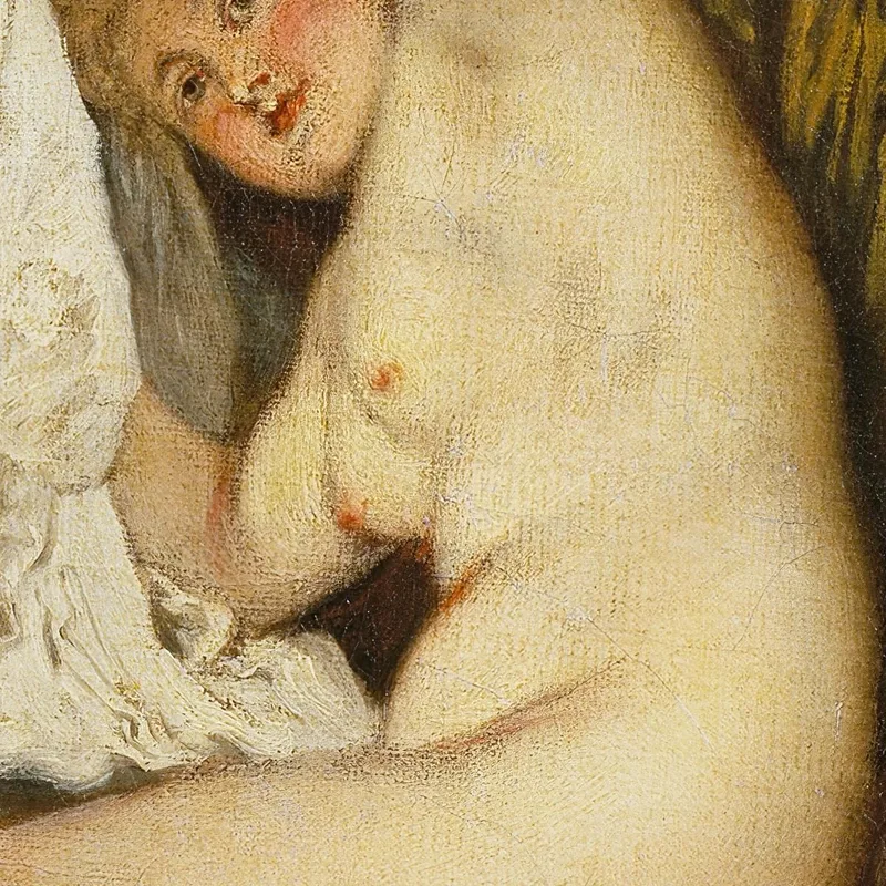 Una Mujer En Su Tocador Jean-Antoine Watteau