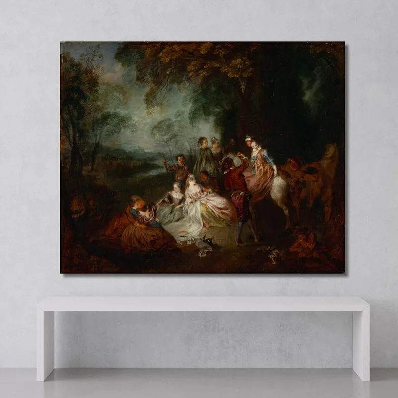 Fiesta Campestre Jean-Antoine Watteau