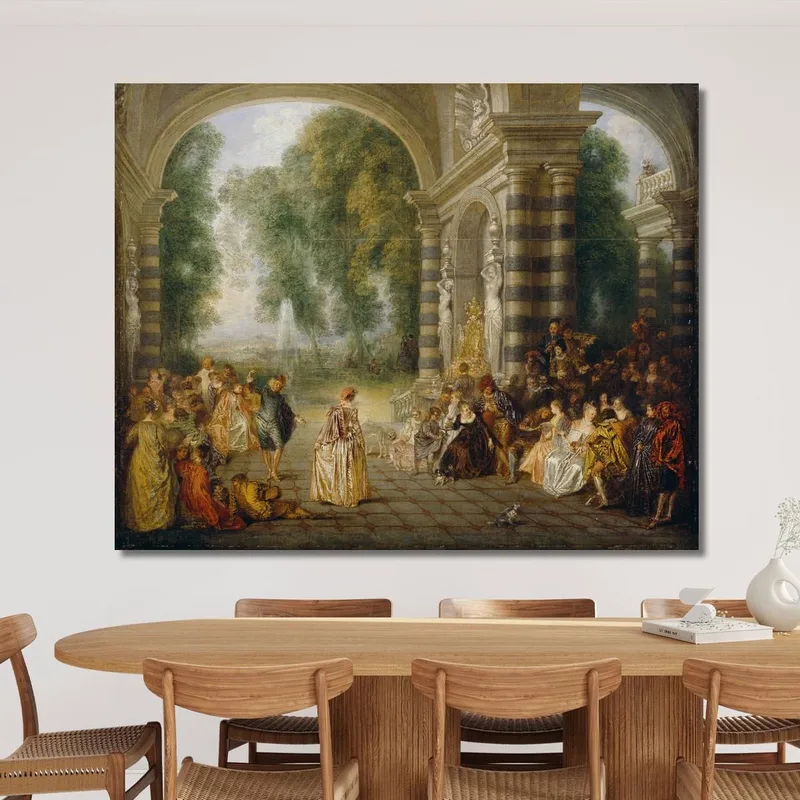 Die Freuden Des Balls Jean-Antoine Watteau