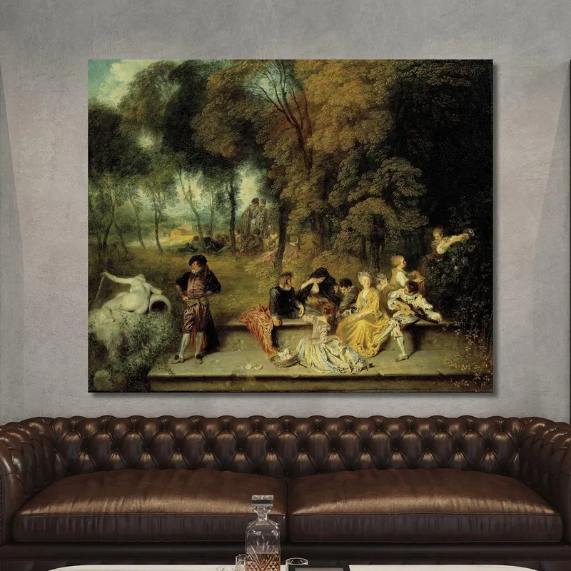 Die Freuden Der Liebe Jean-Antoine Watteau