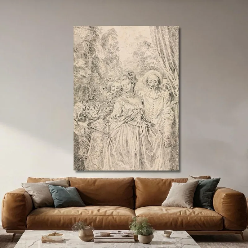 La Ropa Es Italiana Jean-Antoine Watteau