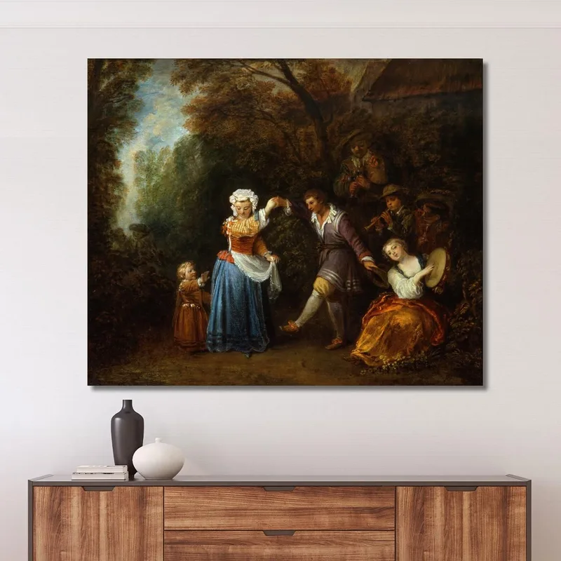Der Bauerntanz Jean-Antoine Watteau