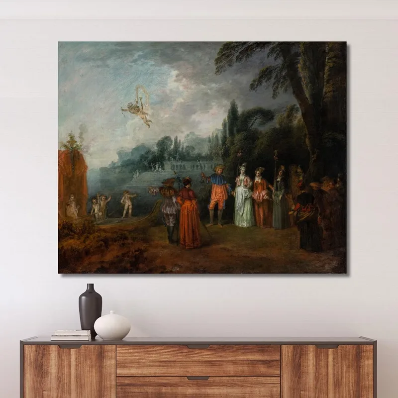 Die Einschiffung Nach Kythera Jean-Antoine Watteau