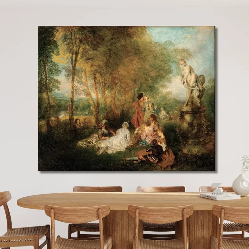 La Fiesta Del Amor Jean-Antoine Watteau