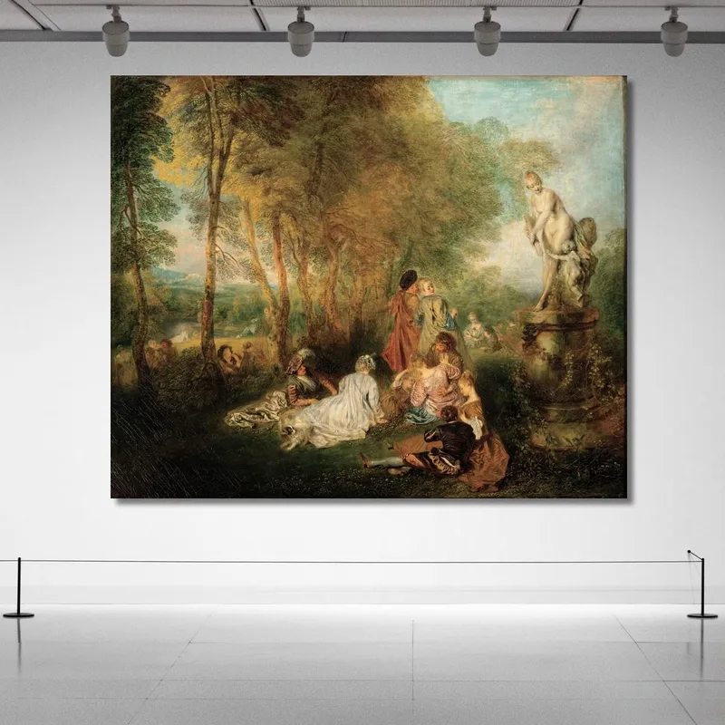 La Fiesta Del Amor Jean-Antoine Watteau