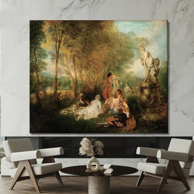 La Fiesta Del Amor Jean-Antoine Watteau