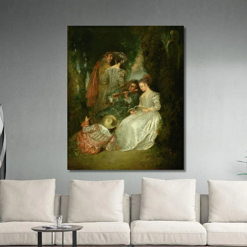La Armonía Perfecta Jean-Antoine Watteau