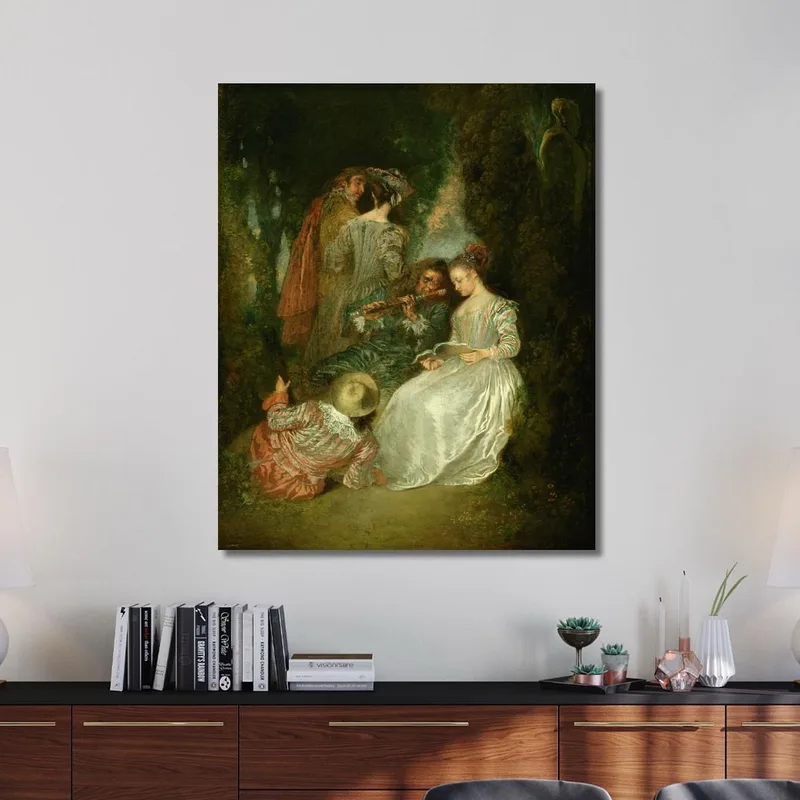 La Armonía Perfecta Jean-Antoine Watteau