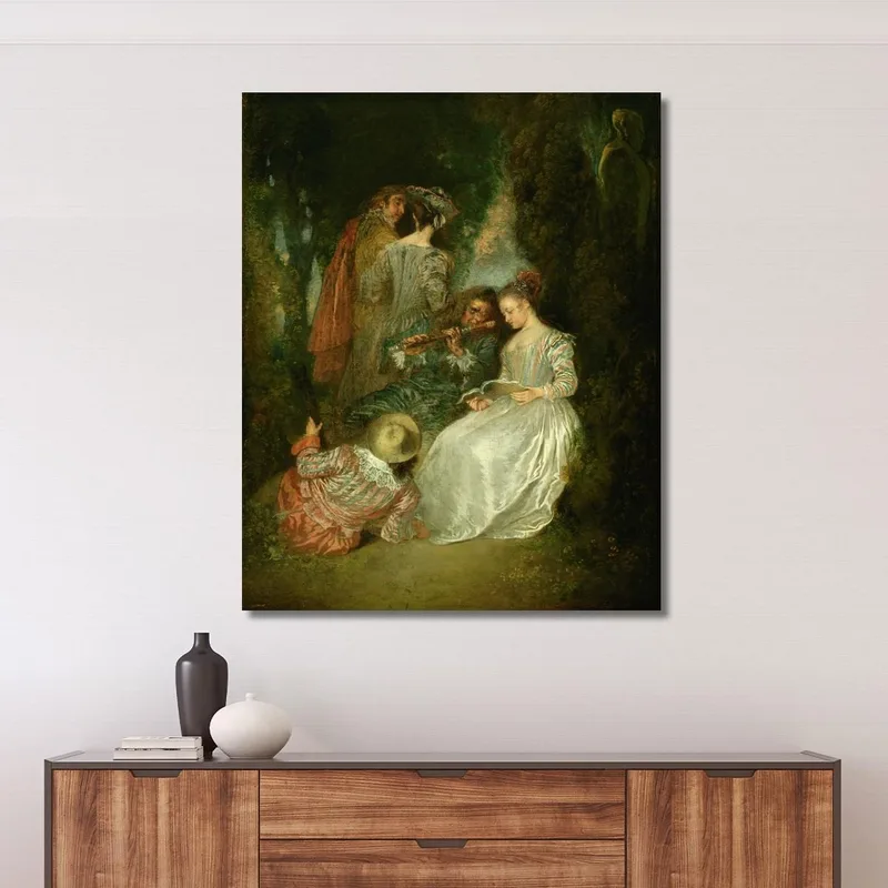 La Armonía Perfecta Jean-Antoine Watteau