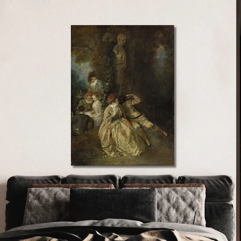 Volete Trionfare Sulle Belle Jean-Antoine Watteau