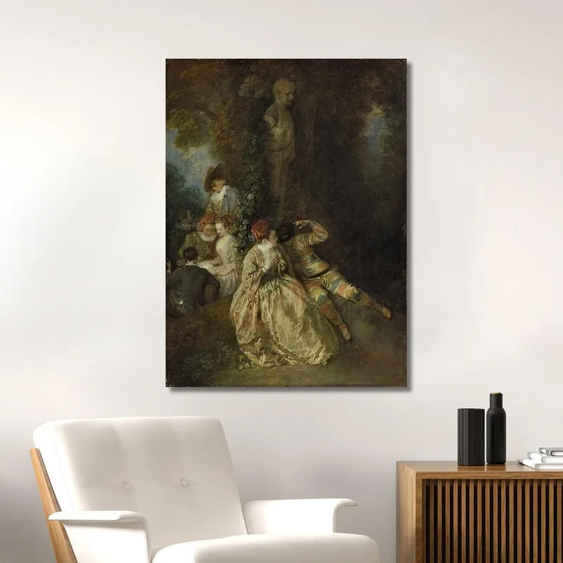 Volete Trionfare Sulle Belle Jean-Antoine Watteau