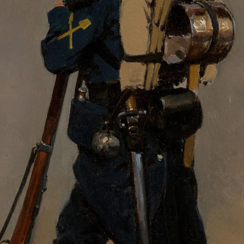 Ein Pionier Aus Dem Deutsch-Französischen Krieg Jean-Baptiste Édouard Detaille