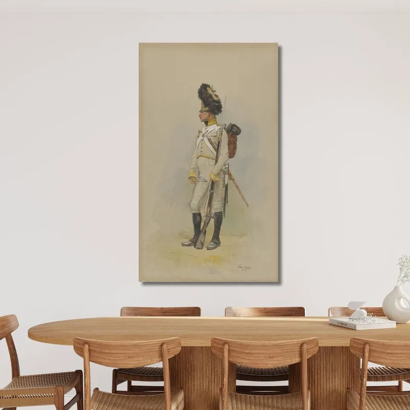 Un Grenadier En Position De La Garde Municipale Jean-Baptiste Édouard Detaille