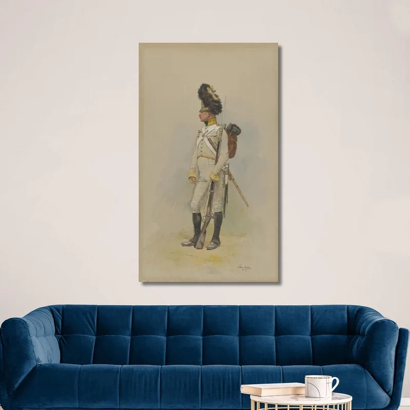 Un Grenadier En Position De La Garde Municipale Jean-Baptiste Édouard Detaille