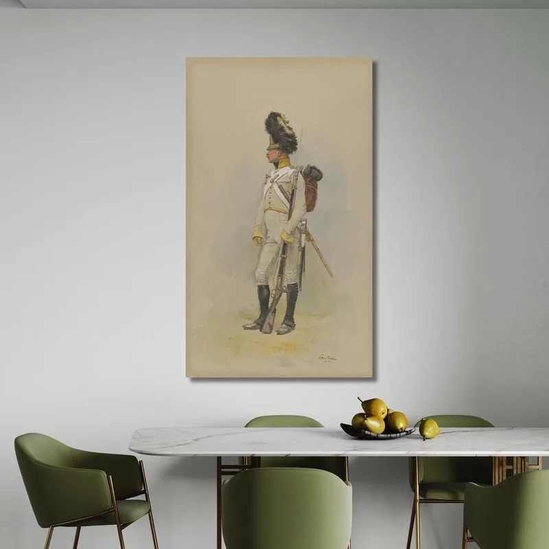 Un Grenadier En Position De La Garde Municipale Jean-Baptiste Édouard Detaille