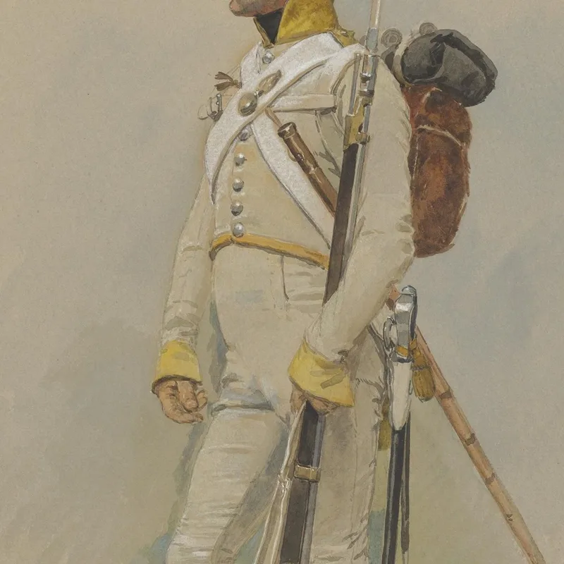 Un Grenadier En Position De La Garde Municipale Jean-Baptiste Édouard Detaille