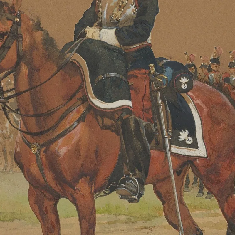 Cuirassier Français Jean-Baptiste Édouard Detaille