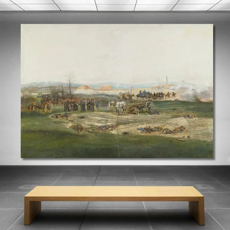 La Bataille De Champigny Jean-Baptiste Édouard Detaille