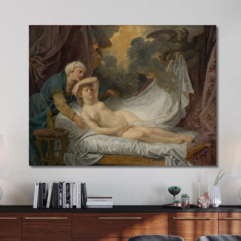 Egina Visitada Por Júpiter Jean-Baptiste Greuze