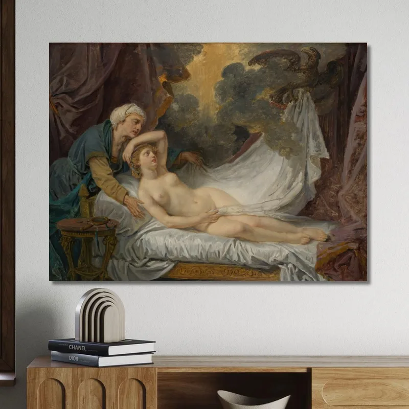 Egina Visitada Por Júpiter Jean-Baptiste Greuze