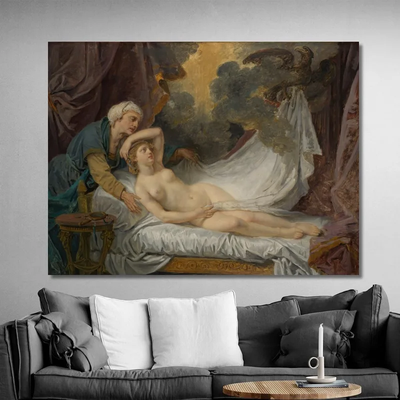 Egina Visitada Por Júpiter Jean-Baptiste Greuze