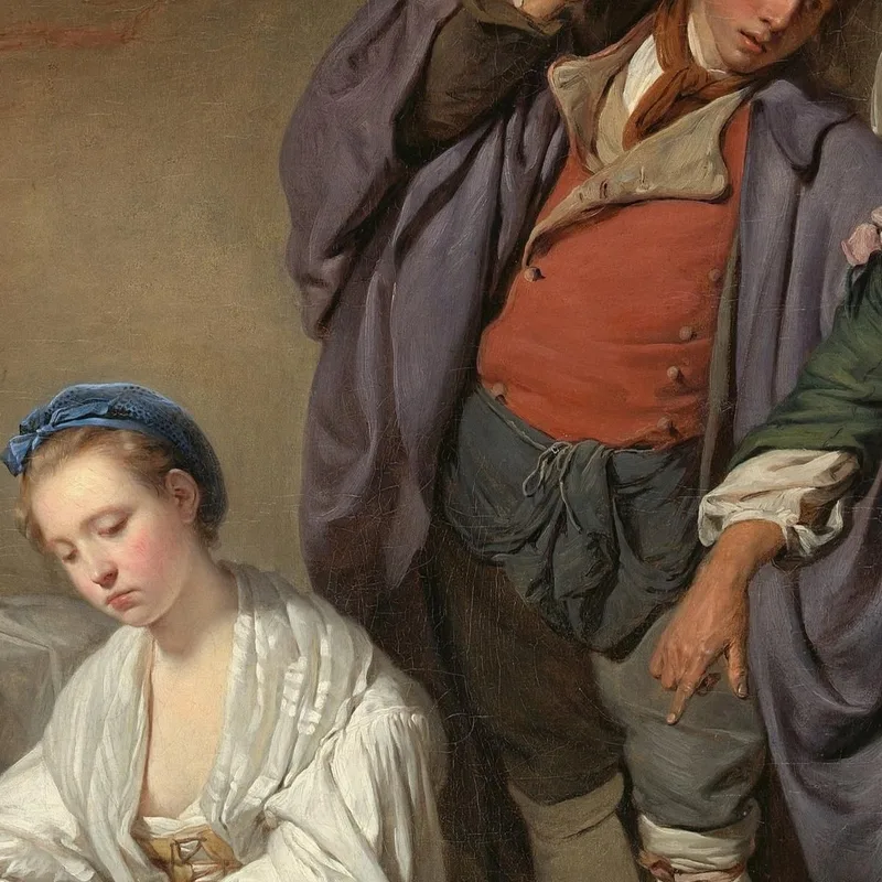 Broken Eggs Jean-Baptiste Greuze