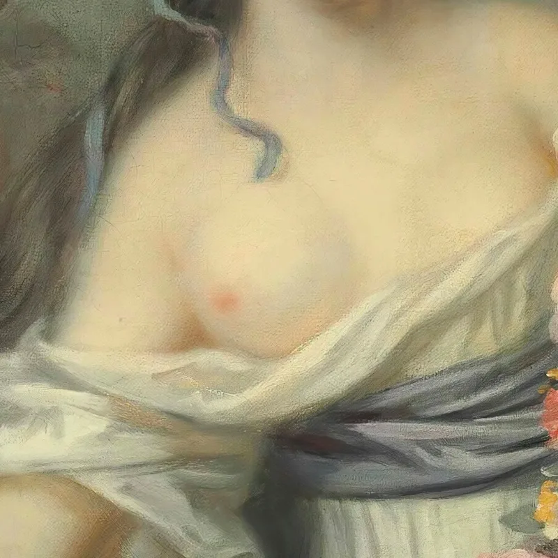 Flora And Zephyr Jean-Baptiste Greuze