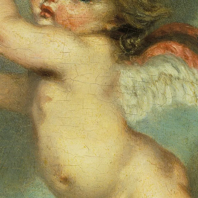 Flying Cupid With A Torch Jean-Baptiste Greuze