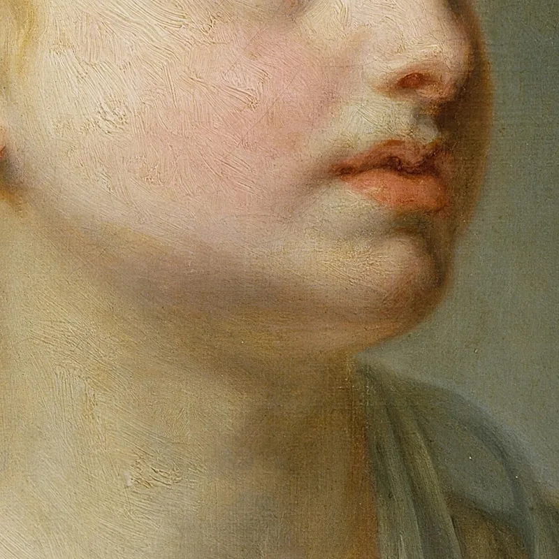 Girl In A White Dress Jean-Baptiste Greuze