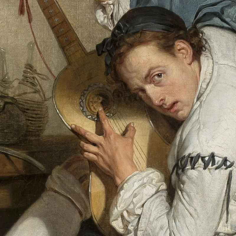 Guitar Player Jean-Baptiste Greuze
